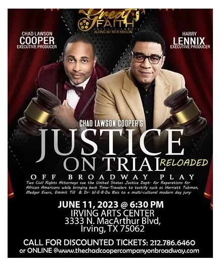 Justice on Trial Presented by The Chad Cooper Company on Broadway ...